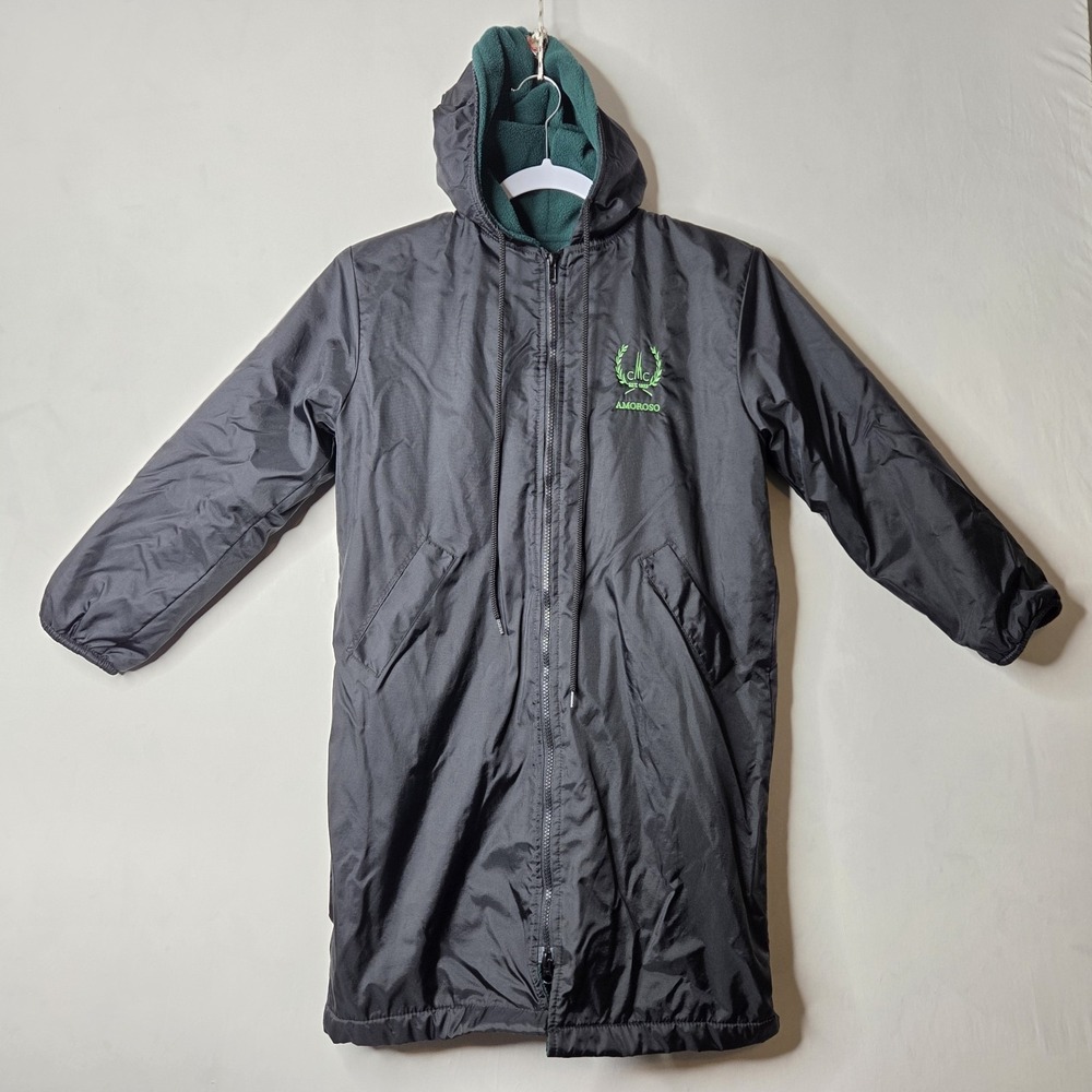 Unique Sales Jacket Youth Medium Black Circus Nylon Fleece Lined Hooded Full Zip